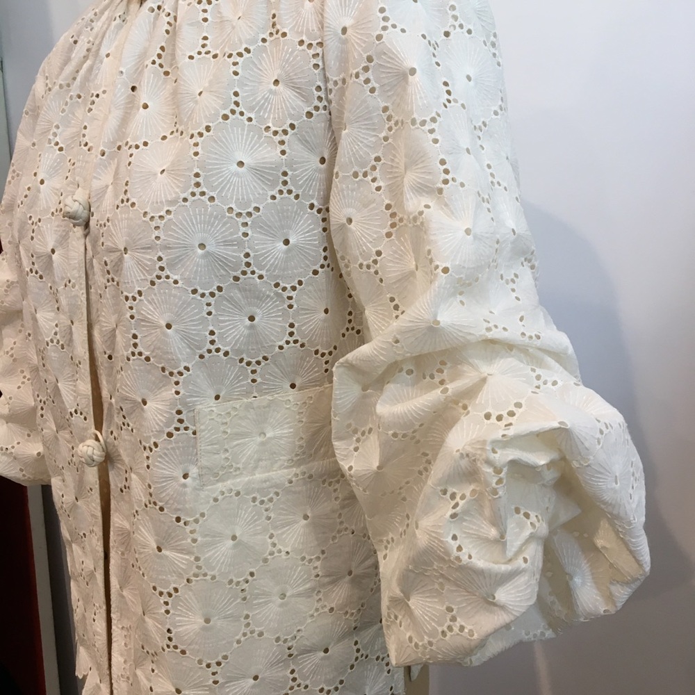 Michael Boris Eyelet Jacket/Blouse - image 3
